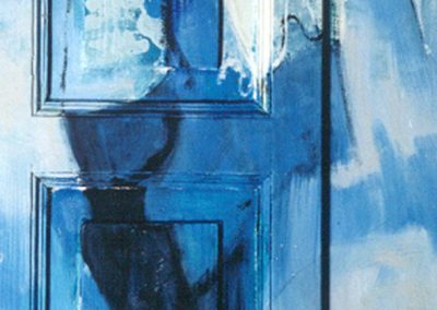 1999, Porta n°3 Blu cm.48x172